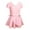 Pink, variant on Gyratedream Girls Ballet Leotards Short Sleeve Leotard with Skirt Dance Dress Kids Gymnastic Ballerina Outfit Dress