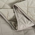 thumbnail image 6 of Home Soft Things 5 Piece Velvet Quilted Bedspread Set - Oatmeal - Oversize King (122" x 106"), 6 of 6