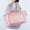 Pink, variant on Dvkptbk Travel Essentials Travel Bag Travel Duffel Bag Sports Gym Bag with Separate Shoe Compartment Folding Organizer Bag Sport Duffel Bag Tote Bag
