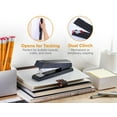 Bostitch Office NoJam Premium Desktop Stapler, FullStrip, 25 Sheet Capacity, Black C33