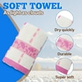 thumbnail image 3 of AUQ Wash Gags for Body,Thick Cotton Loop Weaving Washcloths for Showering,Strong Absorption Capacity Makeup Washcloths for Face,Pink,29.53*13.78*0.39in, 3 of 7