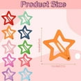 thumbnail image 7 of Star Hair Clips Set of 100, Metal Star Snap Hair Clips, Star Clips Colorful Star Hairpins, Anti Skid Star Clips for Thick Thin Hair, Kawaii Hair Clips Hair Accessories for Girls Women (10 Colors), 7 of 7