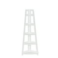 thumbnail image 3 of RiverRidge Kids 5-Tier Corner Ladder Playroom Display Bookshelf Organizer- White, 3 of 7