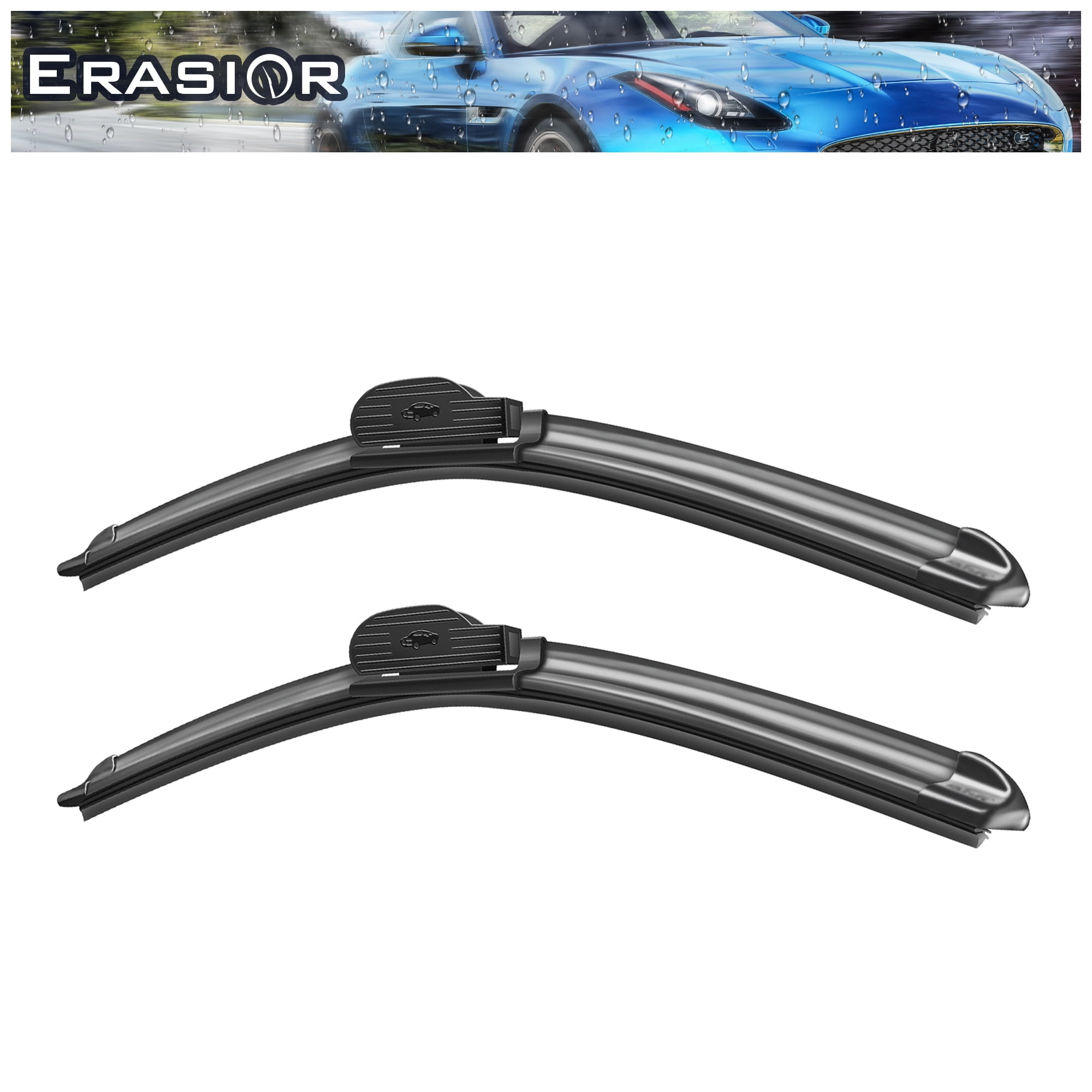 Erasior 28Inch & 28Inch Windshield Wiper Blades Fit For Ford 