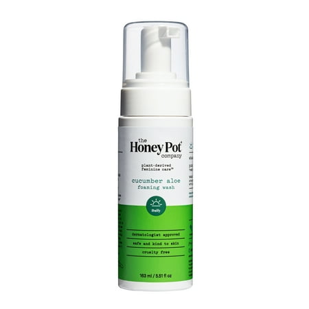 The Honey Pot Company, Cucumber Aloe Feminine Foaming Wash - 5.51 fl oz