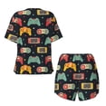 thumbnail image 5 of Lsque Retro Video Game Women's Short-Sleeved Pajama Set - 2 Piece Soft and Lightweight Sleepwear Set-4X-Large, 5 of 9