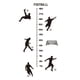 thumbnail image 2 of Fiudx Calcomanía de Pared de Helicóptero, Autoadhesiva de Pvc, Tabla de Crecimiento de Altura, Fácil de Aplicar para Dormitorio, Habitación Infantil, Regalo para Niños y Niñas, Tamaño 30 X 90 Cm, 2 of 7