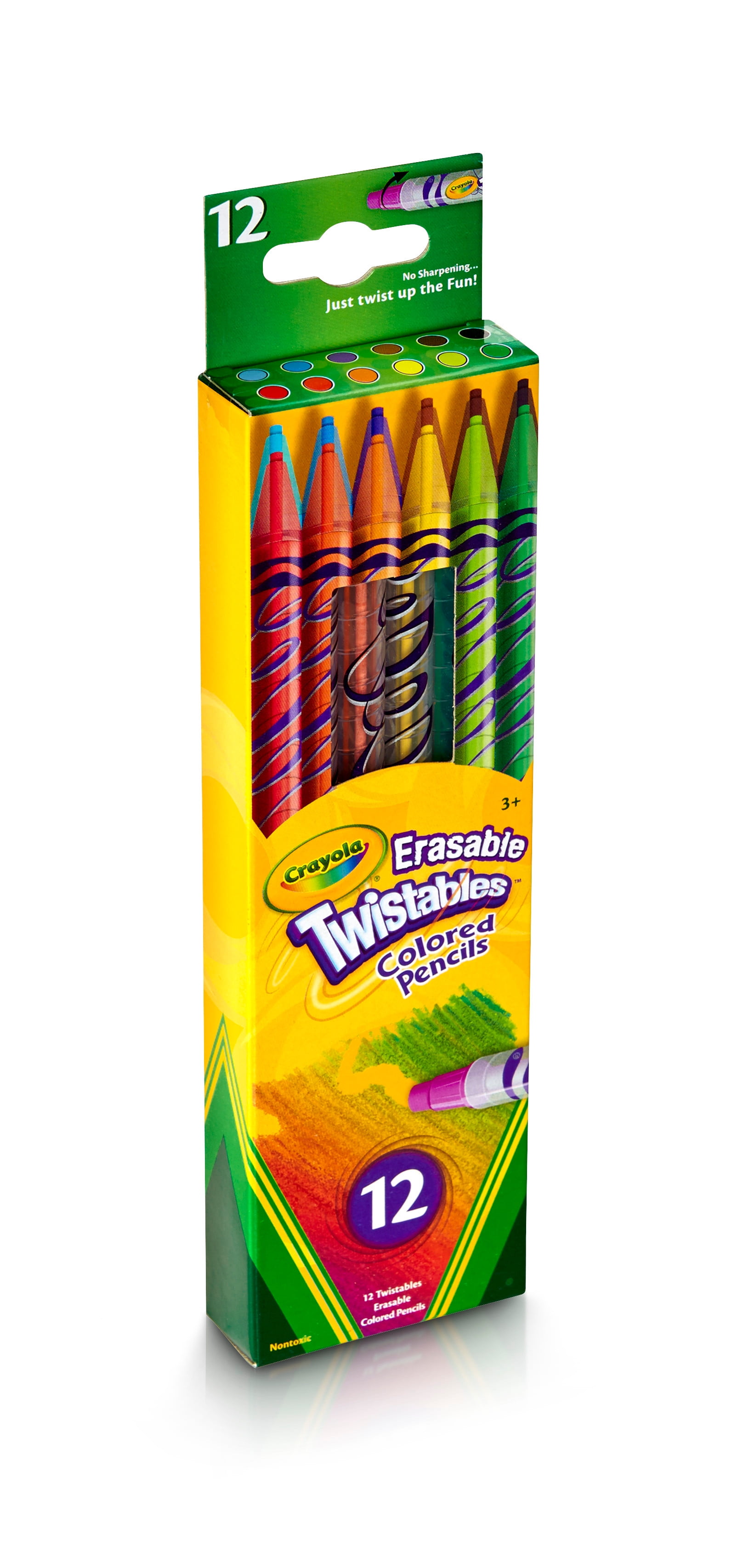 Pack of 24 Multi-Colour Premier Stationery 51670 World of Colour Twisties Crayon