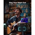 thumbnail image 2 of Ikarao Karaoke Machine with Mics Stand, Portable Bluetooth Speaker, 2 Wireless Mics, Lyrics Display, HDMI TV Connect, 8H Battery, Family & Travel Fun, 2 of 9