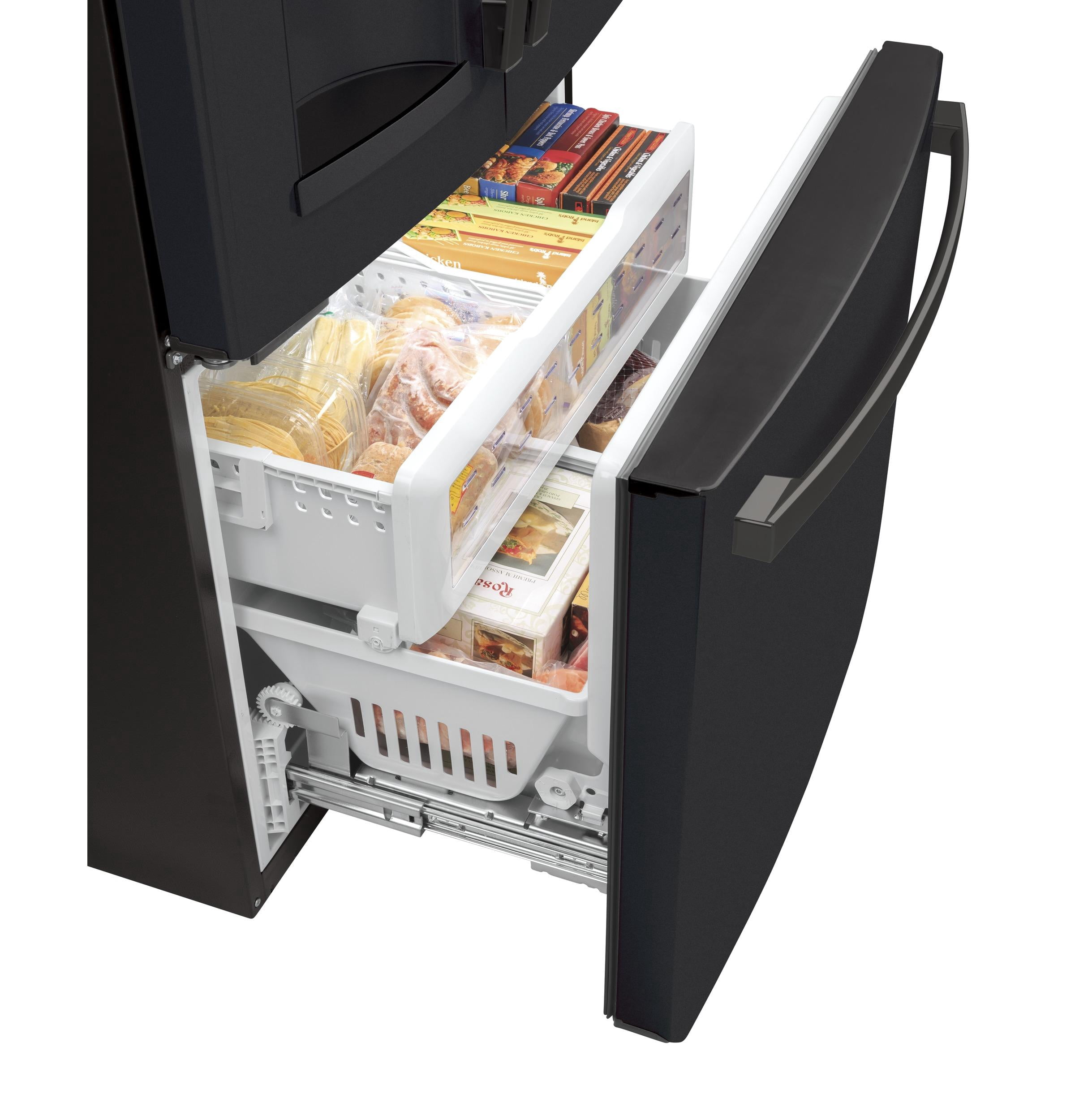 GE GYE22GENDS 22.1 Cu.Ft. Freestanding Counter Depth French Door Refrigerator