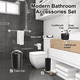 thumbnail image 2 of Juego De Accesorios De Baño De 6 Pzs, Artículos De Tocado Negro, 2 of 5