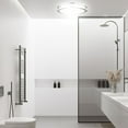 thumbnail image 6 of ENERGETIC 16" LED Ceiling Light Dimmable Modern Flush Mount Brushed Nickel, Selectable Color and Watts, 6 of 7