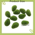 thumbnail image 4 of 6 Pack Artificial Moss Stone Set Faux Rock Decor For Plant Wall Garden Terrarium And Fairy Garden, 4 of 10
