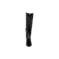 thumbnail image 6 of Louise et Cie Kamil Leather Pointed Toe Tall Boots Black Patent Leather Boots (BLACK, 5), 6 of 6
