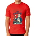 thumbnail image 2 of Fourth Of July Men's Grillin' and Chillin' Since 1776 George Washington Funny Patriotic Novelty 4th of July T-Shirt, 2 of 5