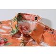 thumbnail image 4 of SSLR Youth Big Girls Flamingo Hawaiian Shirt Casual Short Sleeve Button Down Shirt, 4 of 8