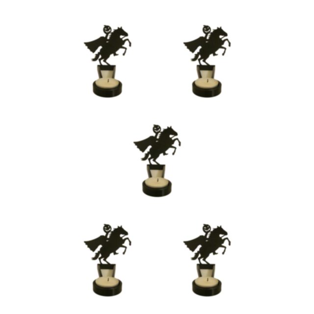 Naiovety Spooky candelabros de Halloween para Chilling Vibe a prueba de herrumbre candelabro de acero inoxidable E Type2 NO2