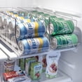 thumbnail image 3 of Sorbus can Dispenser for Refrigerator - 12 can Fridge organizer Rotation System Rack - clear Soda can Organizer for Refrigerator, Freezer & Pantry - great for Kitchen Organization & Storage (2-Pack), 3 of 8