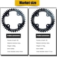 thumbnail image 2 of 104bcd 42t Oval Round Chainring For Road Bike, Mtb, Bmx And Mountain Bike, 2 of 5