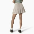 thumbnail image 2 of Dickies Women's Twill Pleated Skirt, Stone, 34, 2 of 5