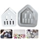 thumbnail image 4 of Moldes Vela Arte La Casa Fundición DIY Silicona para Decoraciones Mesa, 4 of 8