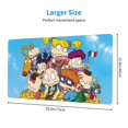 thumbnail image 3 of Alfombrilla de ratón Rugrats para juegos, grande, de goma antideslizante, para trabajar, jugar, oficina, 15,8 x 29,5 pulgadas, 3 of 5
