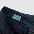 thumbnail image 4 of KIDSCOOL SPACE Boys Summer Denim Shorts, Ripped Soft Elastic Band Inside Half Jean Pants,Deep Blue,5-6 Years, 4 of 5