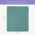 thumbnail image 2 of Chunky Knit Blanket Throw x Hand Knitted Chenille Throw Blanket Small Soft Thick Yarn Cable Knit Blanket Cute Rope Knot Crochet Throw Blankets for Couch Bed Sofa (Light ), 2 of 7
