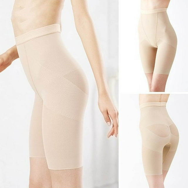 Fajas moldeadoras de cintura alta para mujer, cómodas, informales, con realce de cadera y abdomen, de color liso.
