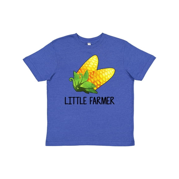 Inktastic Little Farmer with Corn Youth T-Shirt