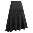 thumbnail image 2 of Falda Midi Abotonada Dobladillo Rosegal Faldas Tallas Grandes, 2 of 5