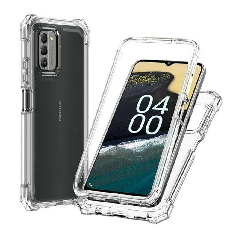 For AT T Maestro 3 Hybrid 2in1 Front Bumper Frame Cover Square Edge Shockproof TPU Hard PC Anti Slip Heavy Duty Phone Case Cover by Xpression Clear Transparent Walmart