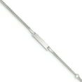 thumbnail image 1 of 925 Sterling Silver Childrens Id Curb Link 5 Inch Plus 1 Chain Bracelet, 1 of 6