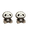 Brown-2PCS-7.9 Inch-Halloween Skull Skeleton Plush Toys- A10, variant on Halloween Skull Skeleton Plush Toys, 7.9 Inch Fluffy Gothic Stuffed Skeleton, 2026 Modern Tabletop Decoration, Ideal Halloween Holiday Gift
