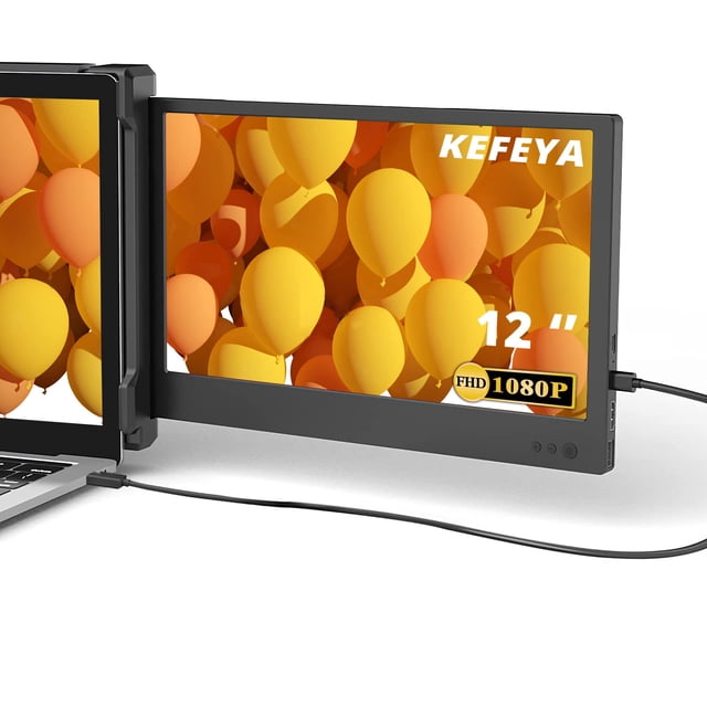 Extensor de pantalla portátil KEFEYA 12» FHD 1080P IPS Portable