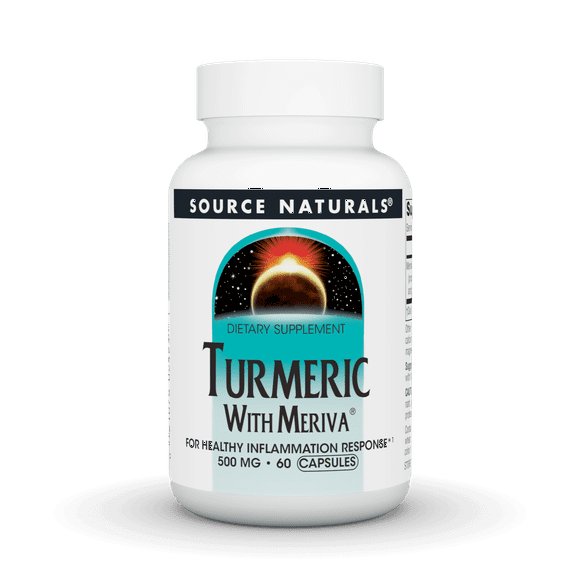 Source Naturals Turmeric with Meriva Eases Discomfort from Everyday Activities*  500 mg - 60 Capsules