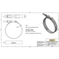 thumbnail image 3 of TC456 Banjo 4" Stainless Steel T-Bolt Hose Clamp 4-9/16"- 4-15/16", 3 of 3
