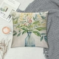 thumbnail image 2 of GOSMITH  Green Plants Throw Pillow Covers Watercolor Eucalyptus Leaves Decorative Pillow Covers Cushion Cover Green Blue, 2 of 5