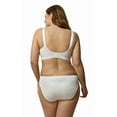 thumbnail image 3 of Elila Women's Plus Size Make It Lace Softcup, Full Coverage Wire-Free, Style 1303 White, 3 of 4