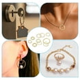 thumbnail image 5 of Uxcell 18mm Open Jump Rings, 50Pcs Solid Copper Round Ring Charm Loops Connectors, Copper, 5 of 5