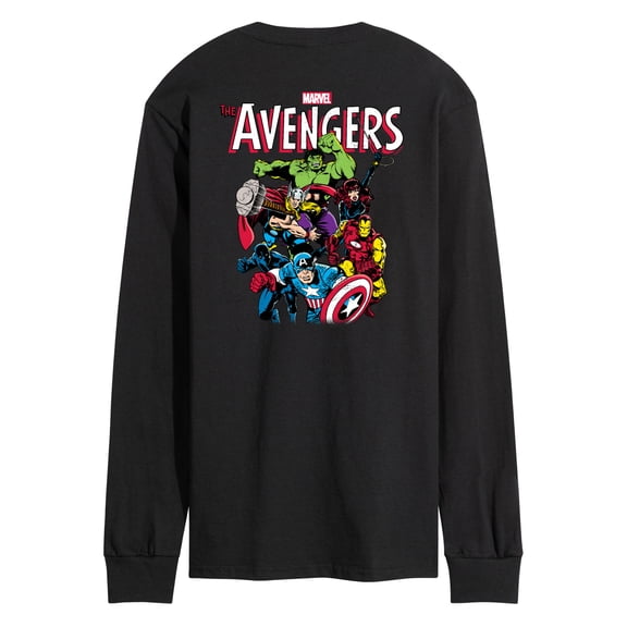Marvel The Avengers - Cast - Adult Long Sleeve Graphic T-Shirt