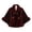 Wine Capes & Cloaks, variant on UTSJKR Women Heart Pattern Faux Fur Trim Poncho Cape Pearl Tassel Detail Warm Wrap Coat for Fall Winter Daily Dressing Black