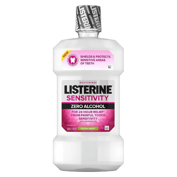 Listerine Sensitivity Zero Alcohol Mouthrinse Mint