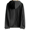 thumbnail image 3 of Generic Men's Casual Button Front Hoodie Shirt Button-Down Long Sleeve Lightweight Casual Top with Front Pocket, 3 of 5
