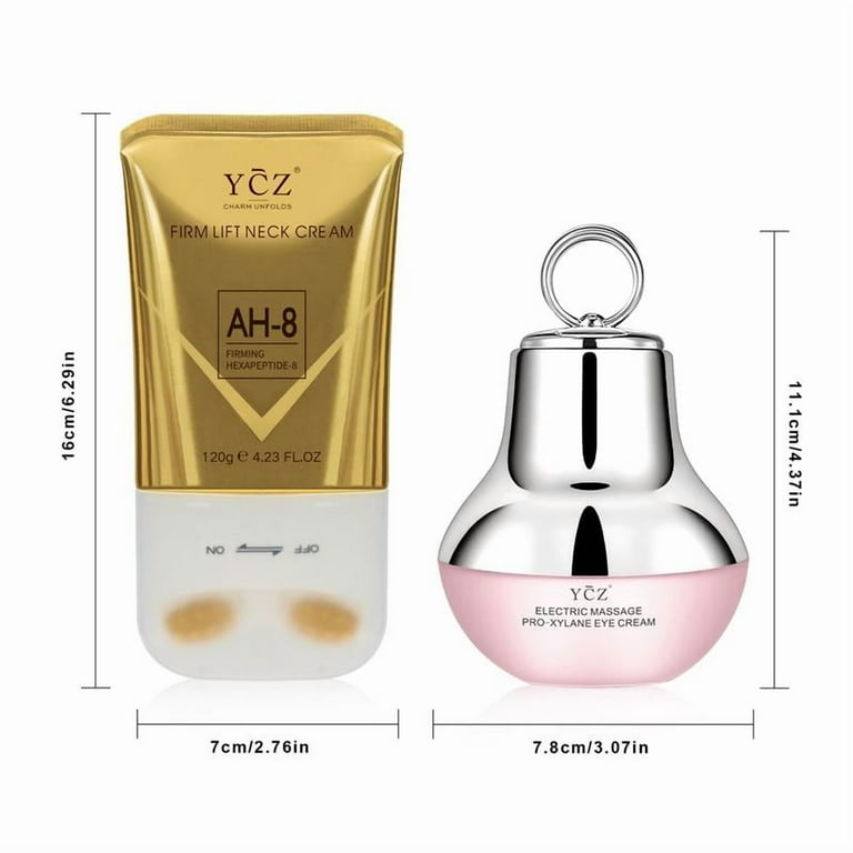 YCZ Eye Cream & Neck Cream Revitalizing Set - Smoothes fine lines