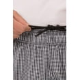 thumbnail image 4 of Chef Works Chef Pants, Checkered Baggy Pants for Men with Elastic Waistband and Pockets, Small, 4 of 5
