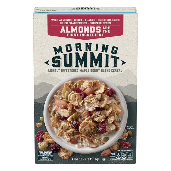 Morning Summit Maple Berry Blend Breakfast Cereal, 38 oz