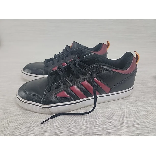 Adi-das Varial II Low 11.5 Black and Red Three Stripe 2016