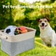 thumbnail image 2 of Wdftyju Cesta de almacenamiento de lino plegable de lona, ​​lavable, para ropa de mascotas, zapatos, estuche con asa Wdftyju 5fc2ym8ad6ju0py4, 2 of 9