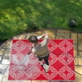 thumbnail image 5 of Marrakech Design 100% Eco-friendly Lightweight Plastic Outdoor Mat/Rug, 5 of 5